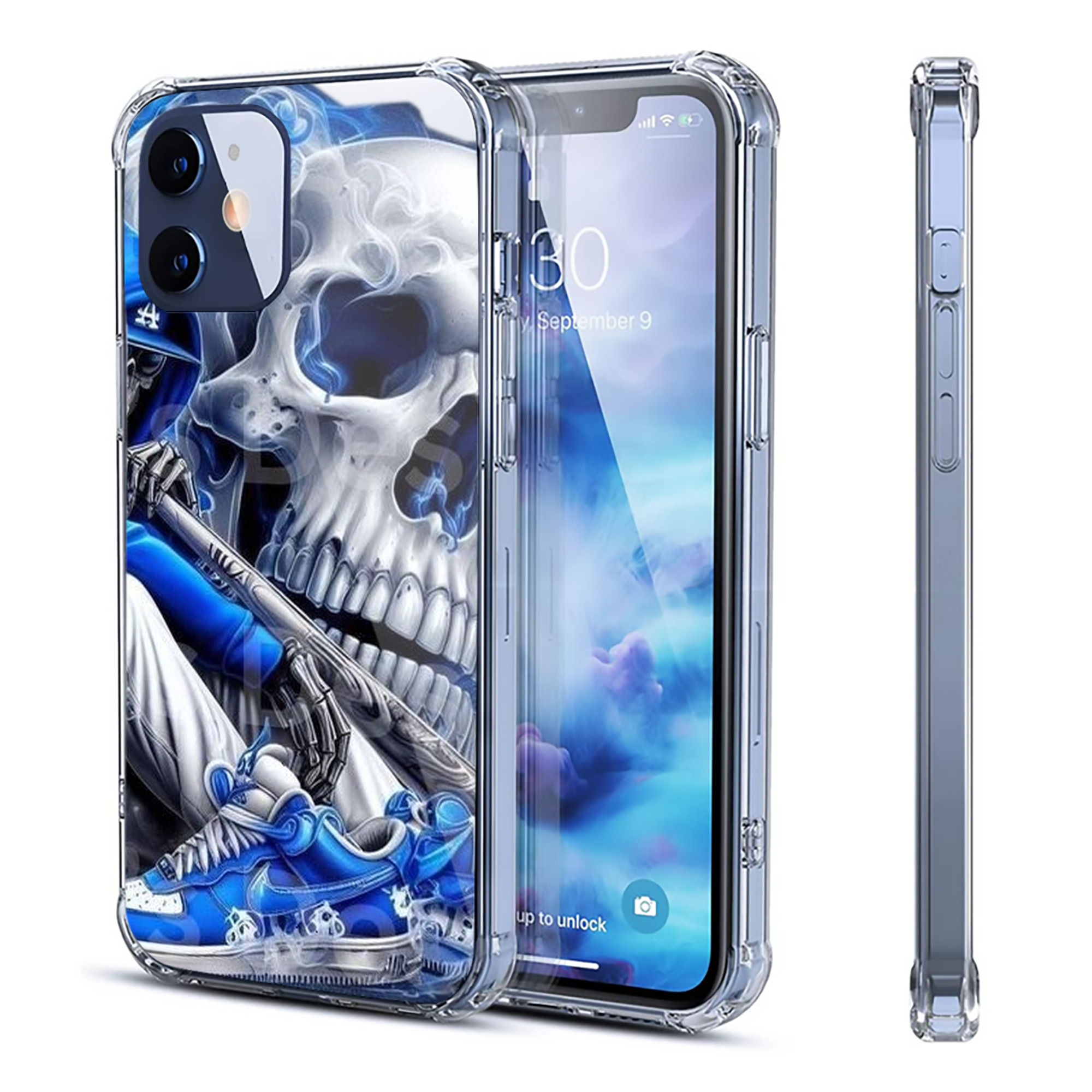  Clear IPhone 12 Case – Soft TPU With UV Print – Enhanced Drop Protection, Precise Fit, Anti-Fingerprint, Customizable Design, Scratch-Resistant, Yellow-Resistant